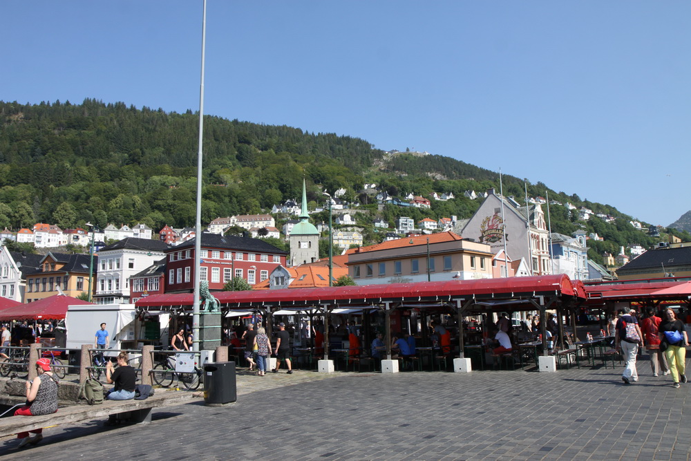 Норвегия. Norway. Берген. Bergen. Рыбный рынок
