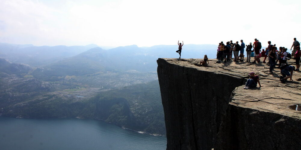 Норвегия. Norway. Кафедра проповедника. Preikestolen